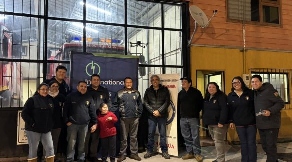 CENTRAL YUNGAY DELIVERS EQUIPMENT TO THE 4TH COMPANY OF CHARRÚA FIREFIGHTERS